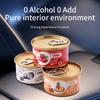 Wooden Block Car Air Freshener: Solid Perfume & Deodorizer