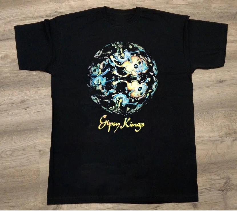 Gipsy Kings Band Este Mundo World Tour Unisex T-Shirt Cotton MD1263 Unisex T-Shirt S