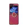 Case for Samsung Z Flip 7 6 5 4 3 Colorful Rhinestone Ring Buckle Folding Screen Drop Protection Case Anti-Fingerprint Plain