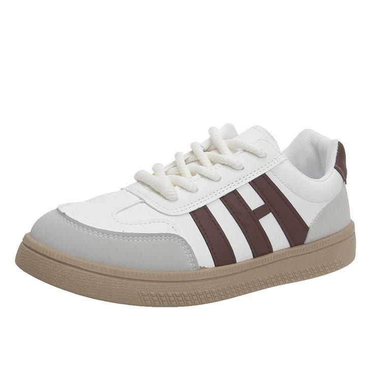 Fashion Casual Little White Shoes New 2025 Women's Flat-bottomed Classic Retro Sports Shoes Student Lace-up Low-top Board Shoes