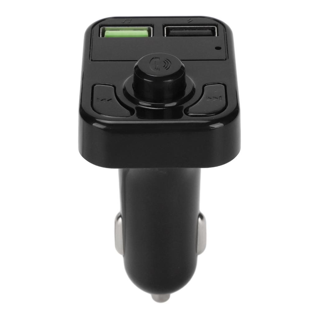 FM Transmitter Car Adapter Automatic Power Off Memory Colorful Ambient Light USB Charging Car