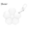 Lip Balm Holder Keychain Silicone Flower Lipstick Keychain, Portable Carrier for Bag Accessory Backpack Handbag, Travel Gloss Women
