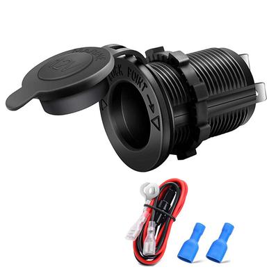 New 12V Cigarette Lighter Socket Power Outlet Socket Receptacle Car Motorcycle ATV