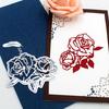 Metall-Stanzschablonen mit Rosenmotiv, gestanzt, für DIY Scrapbooking, Album, Papier, Karte, Prägung