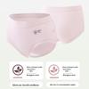 Modal Women's Seamless Breathable Antibacterial Cotton Underwear - No Ride Up Mid-Waist Sports Style