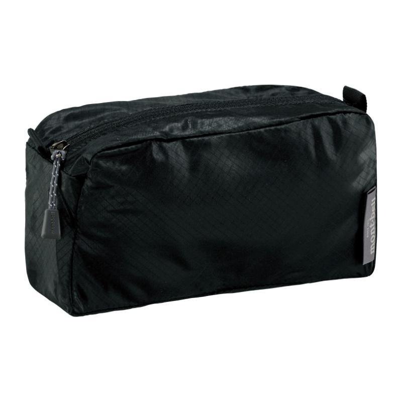 

MONTBELL UL Сверхлегкая спортивная косметичка из рипстоп-нейлона, маленькая, унисекс, для пары, черная Trumpets чёрный