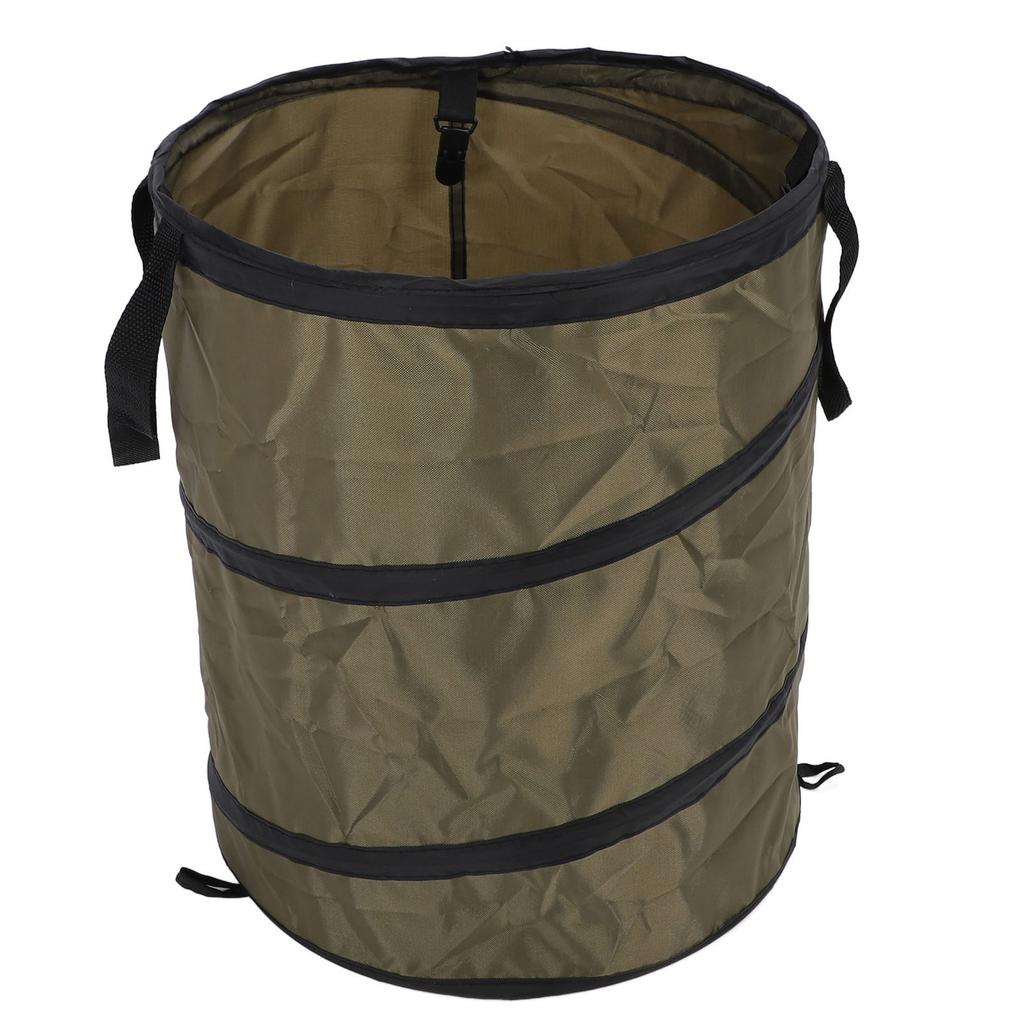 37L Medium Size Camping Trash Can Folding Storage Bin Portable Trash Can for Picnic Camping Outdoor