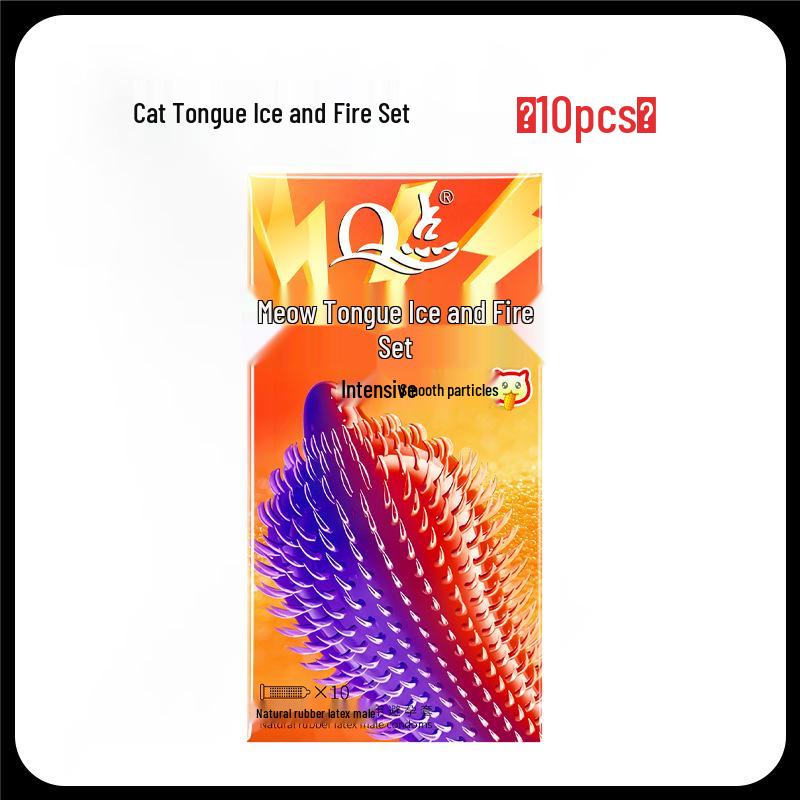 Q-point Hyaluronic Acid 001 Large Particle Delay Condoms - Long-lasting Contraceptives for Adults