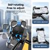 Adjustable Bike Phone Mount Stand Scooter Phone Clip Motorcycles Handlebar Phone Clamps 360°Rotation Bike Phone Holder