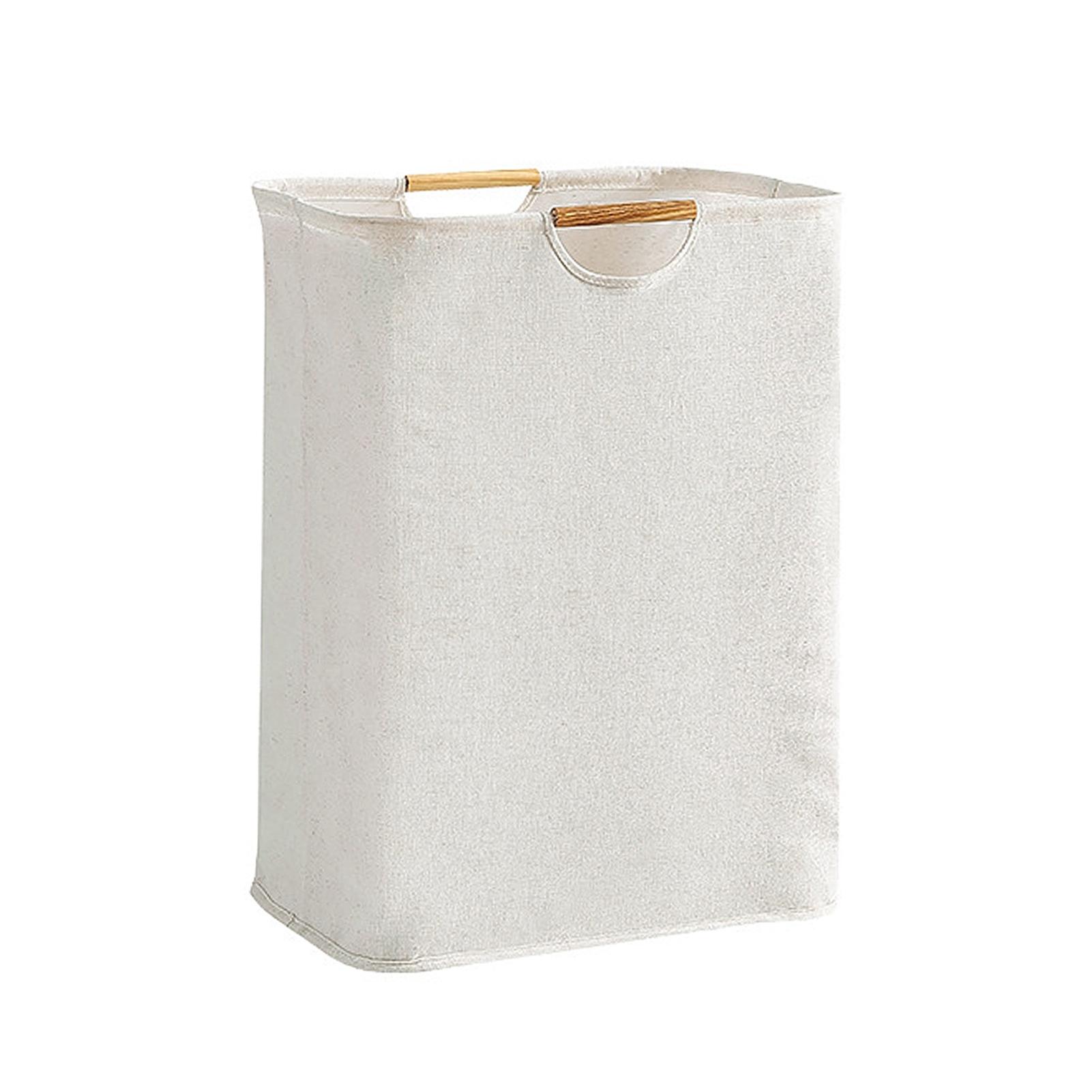 

Большая корзина для белья Водонепроницаемая складная корзина для белья с деревянной ручкой для дома ванной комнаты S 40см S 100x40x0.3cm / 39.4x15.7x0.1in