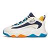 Anta Big Shark Trendy Shock Absorbing Non-Slip Wear-Resistant Mid-Top Dad Shoes Men Shoes White Blue 112148090R-2