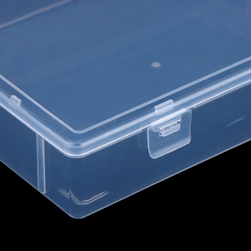 Plastic Storage Box Large Capacity Transparent Durable File Organizer Stackable Case for Home Office School Paper Storage