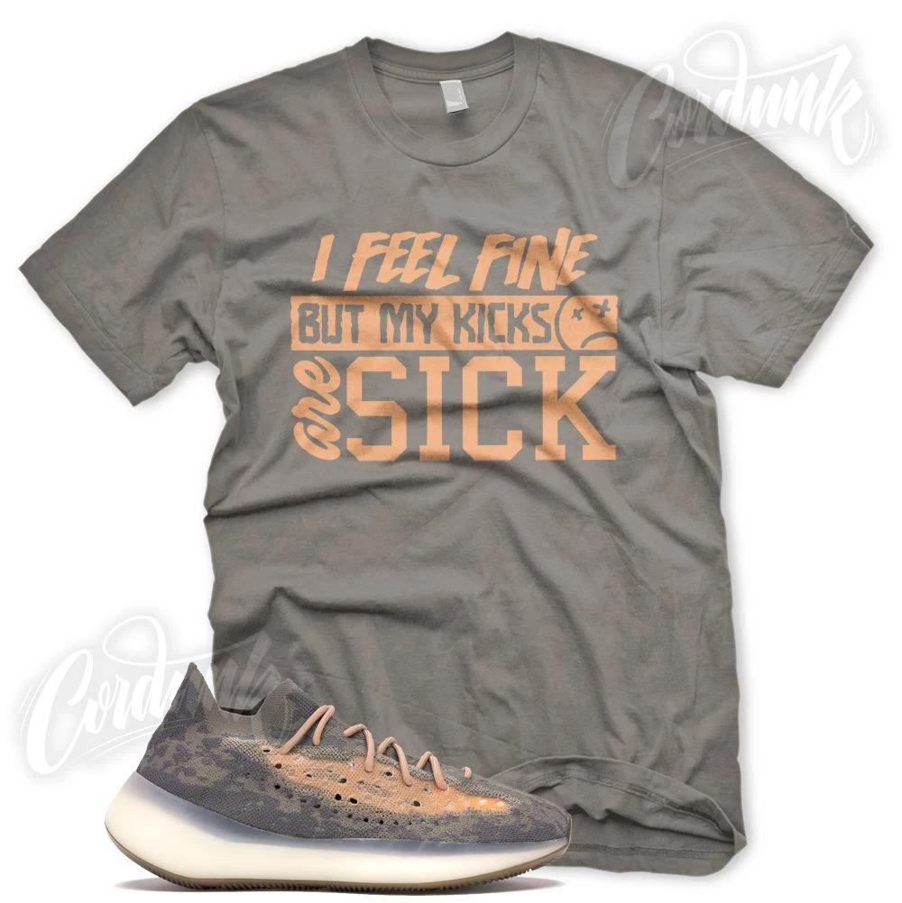 SICK KICKS  Sneaker T Shirt for YZ 380 Mist Reflective Clay Mauve 3XL