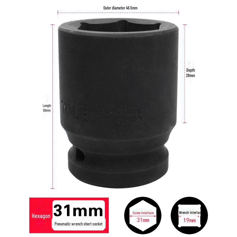 Tolis 3/4” Heavy Duty Pneumatický imbusový klíč 17-41mm