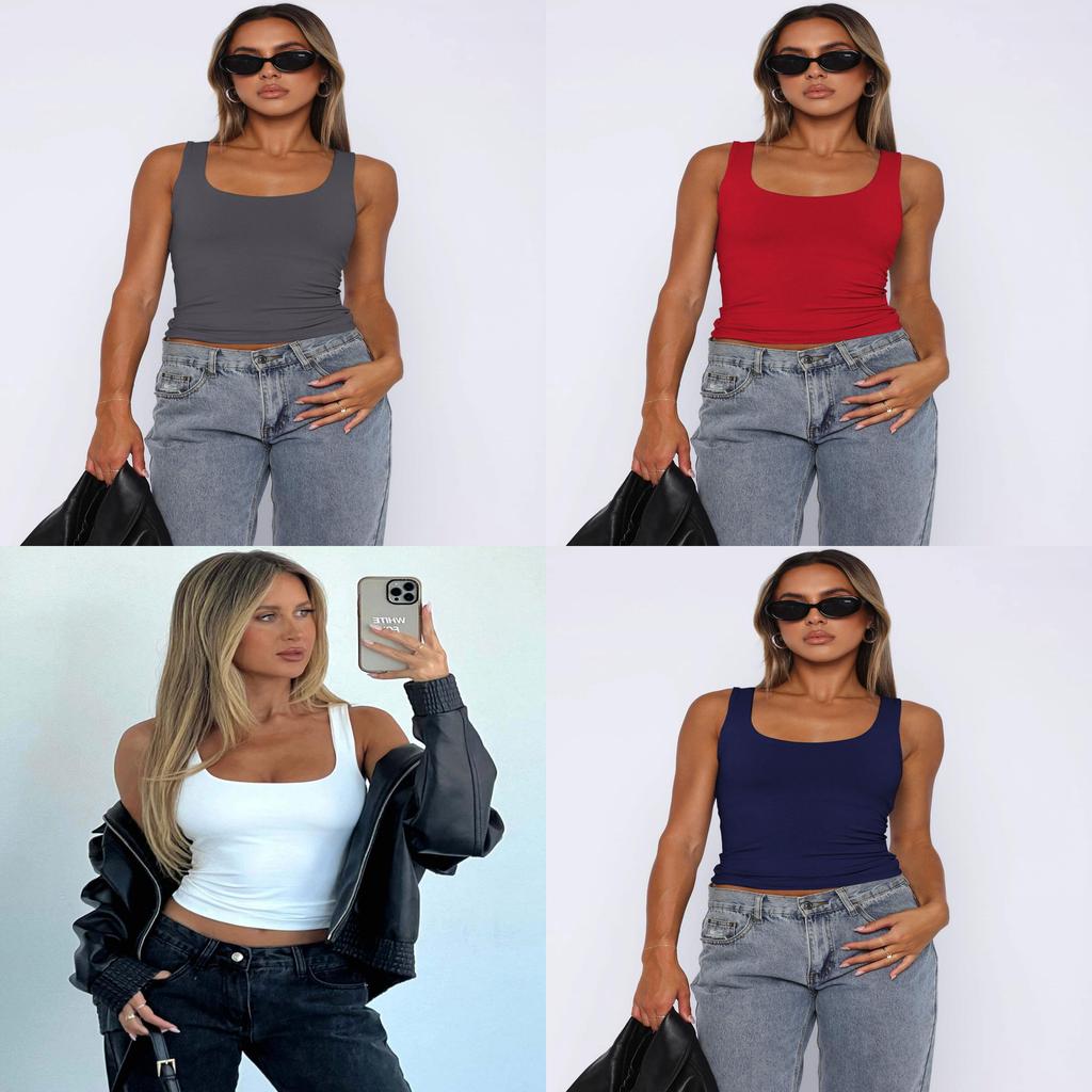 Y2k Sexy Crop Top With High Elastic Polyester For Streetwear Girls