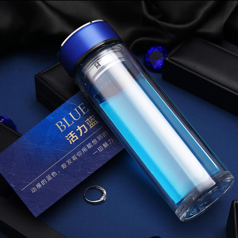 Kailin Double Wall Glass Tea Infuser Bottle