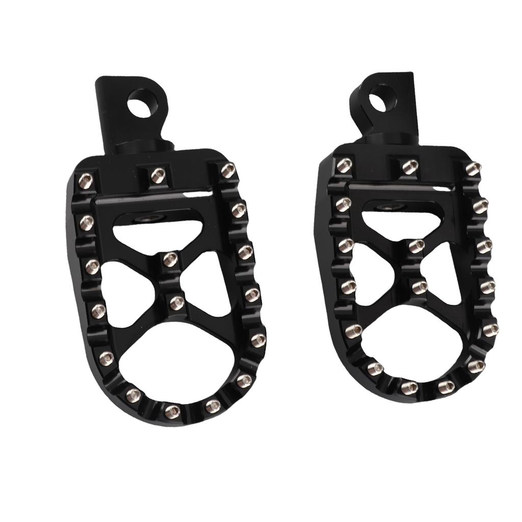 Universal Motorcycle Footrest Foot Pedal 10mm Install Dia CNC Aluminium Alloy