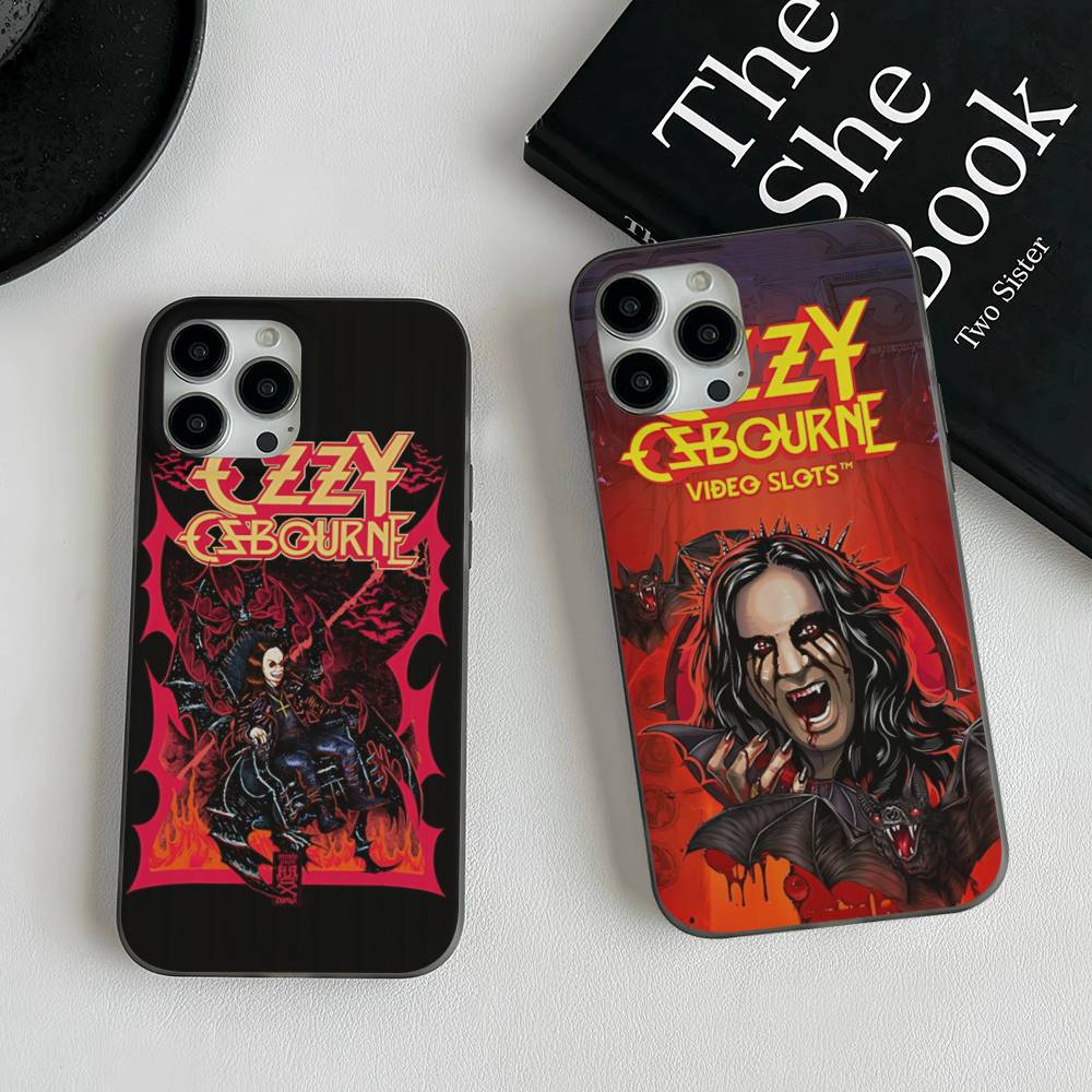 Retro Band O-Ozzy O-osbourne Fashion Corrugated Stripe Phone Case For IPhone 17 16 15 14 13 Pro Max Plus Pro Shockproof Cover