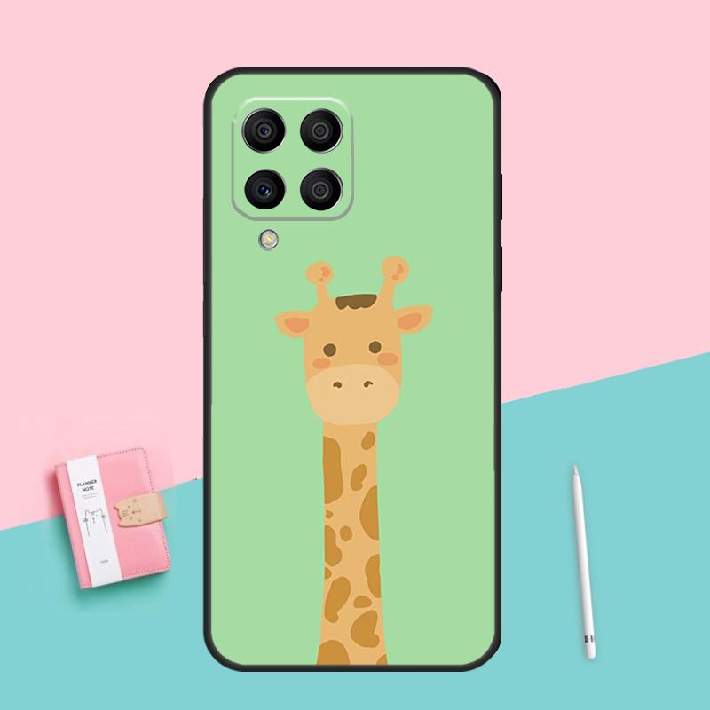 Cute Cartoon Animal Giraffe For Samsung Galaxy M52 M32 M06 M16 M13 M14 M33 M12 M31 M55 M15 M11 M21 M35 M53 M34 M54 Case