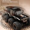 Amphibious 2.4GHz Remote Control Truck 8 Wheels Waterproof All Terrain RC Stunt Car