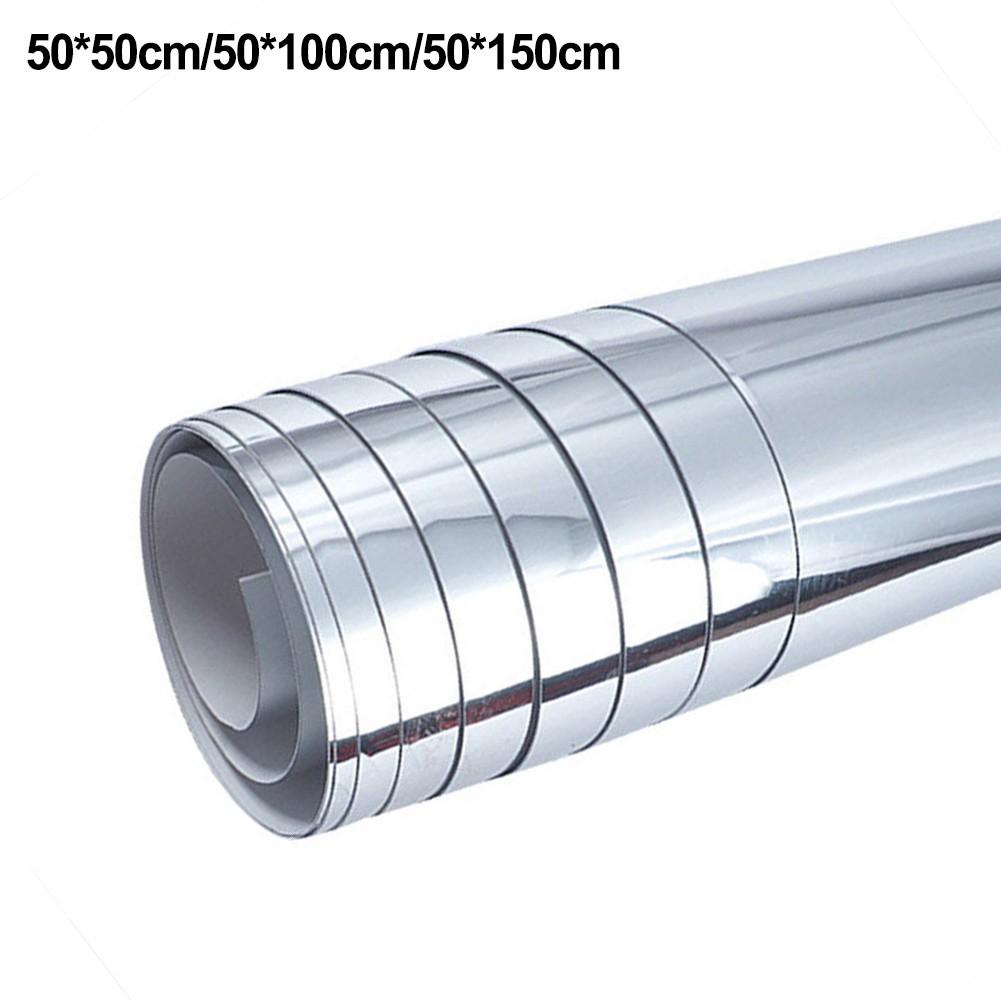 0.1MM Thick Wall Sticker Acrylic Bathroom Decoration Mirror Film