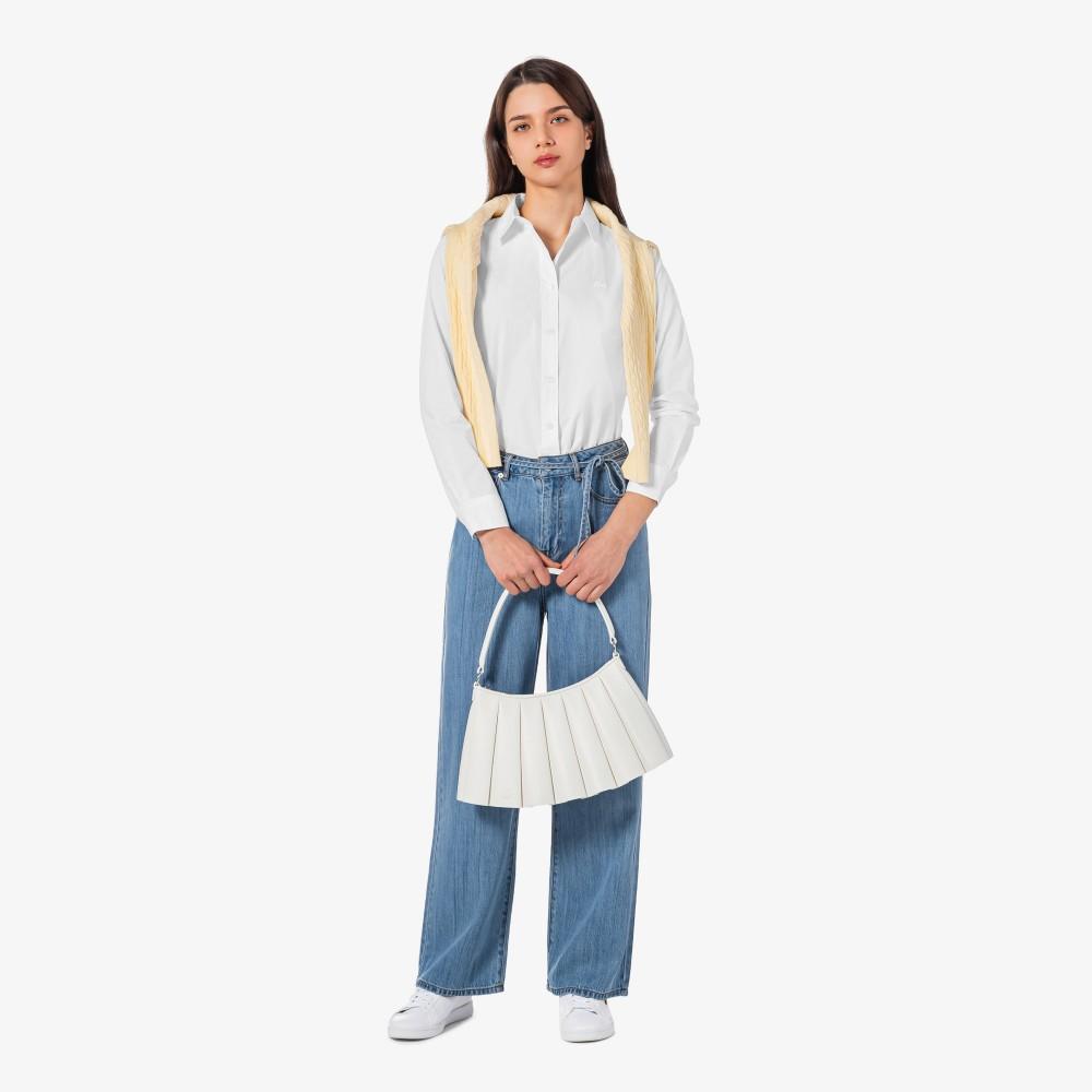 [Lacoste] Women's Poplin Solid Shirt CF694E-56G001