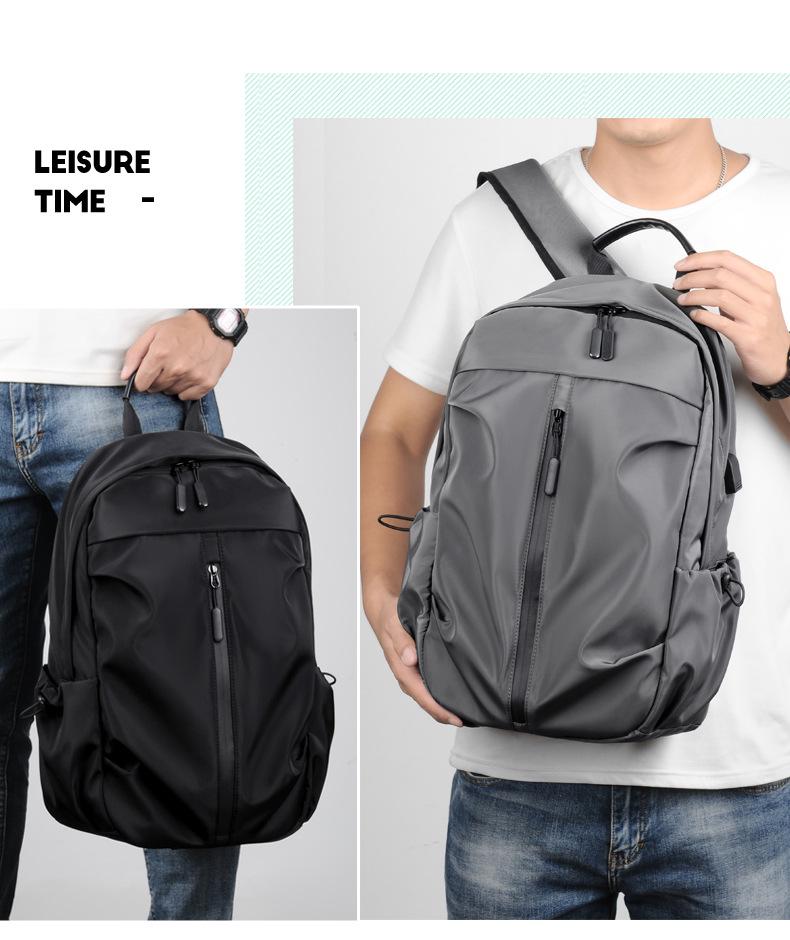 Men's Casual Travel Backpack: Stylish, European & American Design, Trendy School & Computer Bag