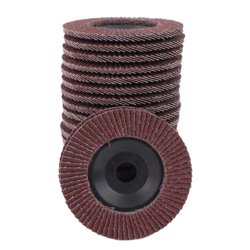 20PCS Sandpaper Flap Discs 80 Grit 100x16mm Flat Flap Discs Abrasive Grinding Wheel