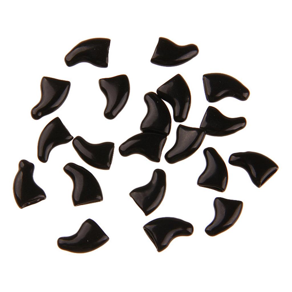 Silikonowe Miękkie Nakładki na Pazury Kota Zwierzak Kot Miękkie Łapki Ochraniacz na Pazury Pokrowiec Z Darmowym Klejem i Aplikatorem dla Kociaka 20 szt./partia