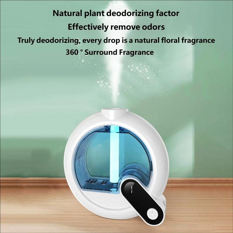 Désodorisant mural 50 ml 6 modes Affichage numérique Parfum automatique Purificateur d'air Machine d'aromathérapie rechargeable pour chambre à coucher Toilettes