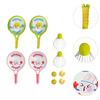 4x Badminton Racket for Children Sports Toy with Ball Shuttlecocks Indoor Outdoor Sport Game