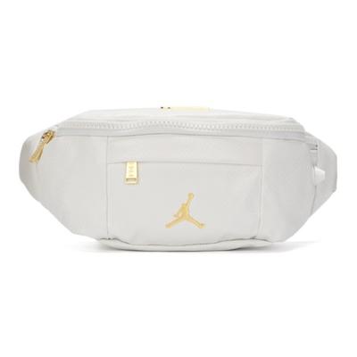 Syntetyczna Skóra Torba Crossbody Torba Sling Saszetka Nerka Regularna Unisex Biała Jordan JD2133015GS-002 Jordan JD2133015GS-002