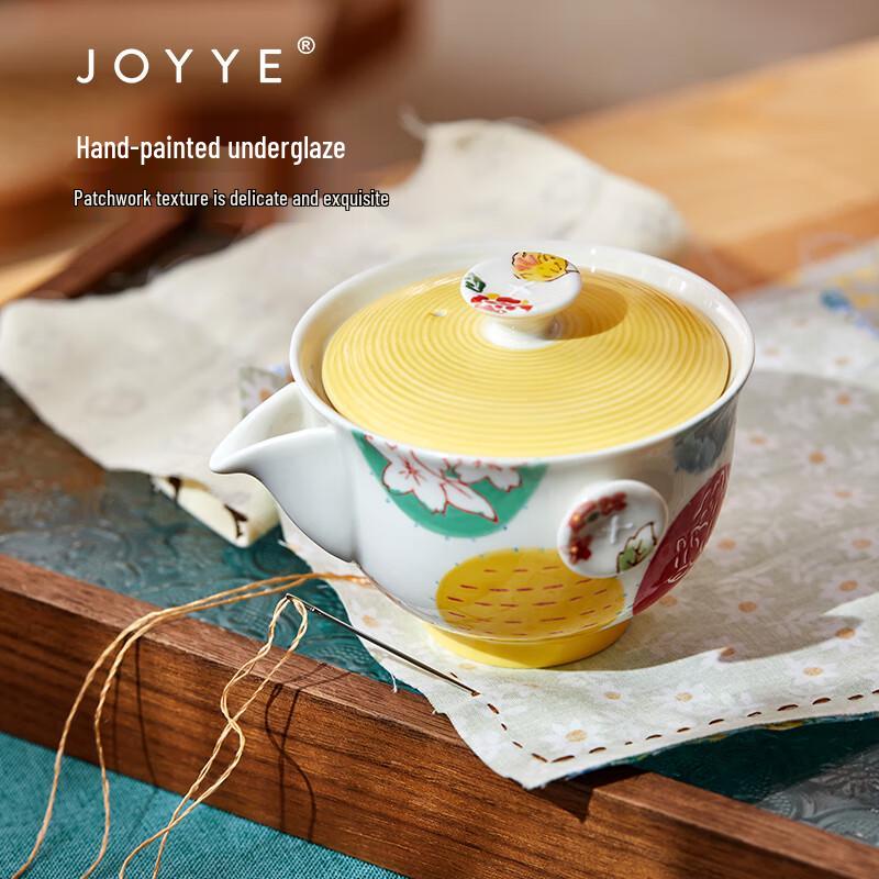 JOYYE Chinese Style Floral Ceramic Tea Set