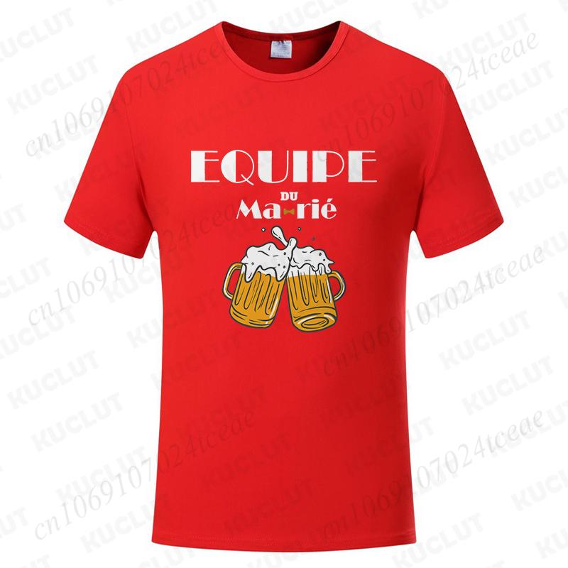 French Boyfriend Bachelor Party Tshirt Single Wedding Graphic Oversized Y2k Tops Evg Team Groomsman Tees Future Groom Man Shirt