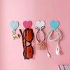 Creative Heart-shaped Hook Girly Heart Pink Love Peach Heart Stainless Steel Hook Soft Girl Room Decoration Hooks Accessories