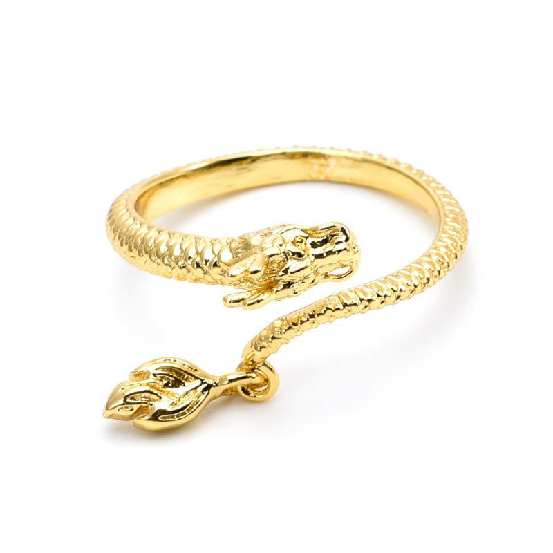 

Премиальное медное кольцо «Хвост дракона»: Уникальный дизайн чешуи дракона с живой, блестящей отделкой Adjustable Open золотой