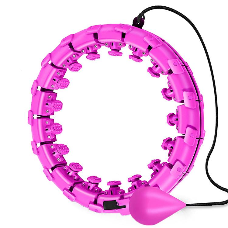 

Новинка 2023 года, отлично подходит для взрослых и начинающих, для похудания и тренировок, фитнес-обруч Hula, утяжеленный обруч Hula Fit, подходит для фитнеса.