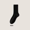 Women's Mid-Calf Cotton Socks - Sweat-Absorbent, Odor-Resistant, Non-Slip, Boneless Design for Spring and Autumn