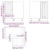 VidaXL Armoire d'angle de cuisine Lucca chêne artisanal, armoire d'angle, meuble d'évier d'angle,, meuble d'angle 853756