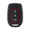 3-Tasten-Schlüsselanhänger-Schalenhalter Silikon Auto-Schlüsselabdeckung Hülle Für Renault Kwid Traffic Symbol Dacia Sandero Logan Duster
