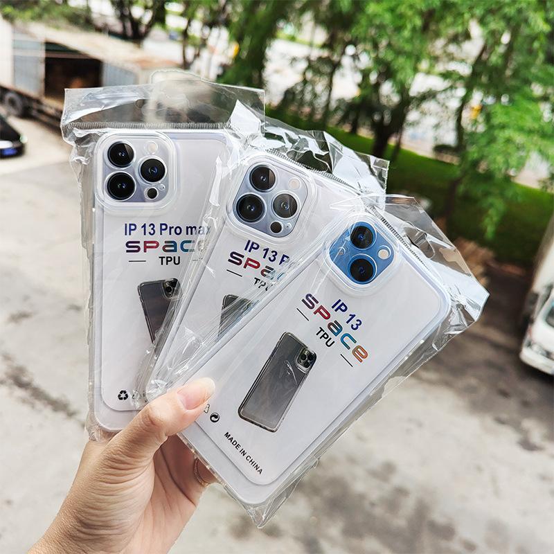 Space Shell Suitable for Apple 17promax Mobile Phone Case New IPhone 16 Transparent Silicone Anti Fall Soft Shell