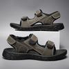 Lightweight Sports Sandals Summer Style Non-Slip Driving Shoes for Men Beach Shoes Wear-Resistant Large Size Velcro Shoes