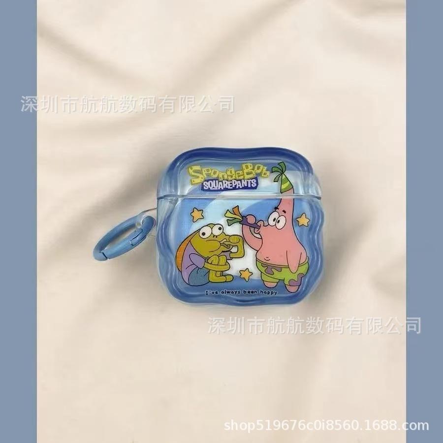 Cute Surprise SpongeBob Patrick Star AirPods 1 Apple Case Bluetooth Pro 1 Generation 1 Headphone Case