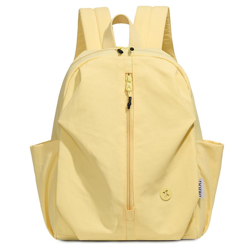 Schoolbag New Versatile Lightweight Nylon Backpack Female Large Capacity Student School Bag Ladies Commuter Backpack