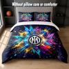 Borussia Dortmund Design Bed Bedding Set 1 Duvet Cover + 2 Pillowcases Soft Breathable Household Bed Linens