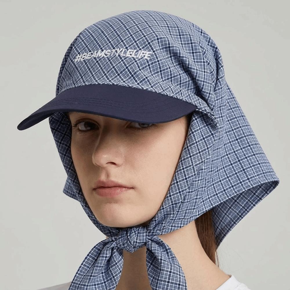 Korean Style Scarf Baseball Cap Y2k Strappy Bandana Hat Casual Letter Headscarf Hat Men