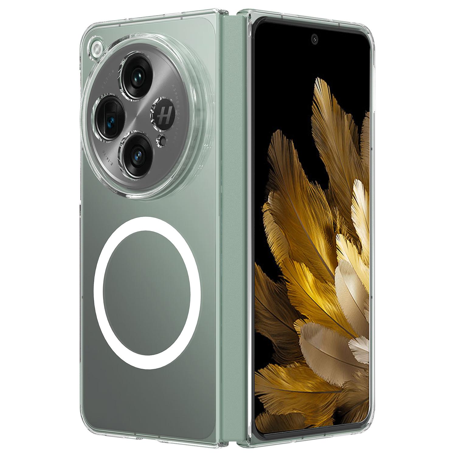 

Для Oppo Find N3 5G Чехол Магнитный Акриловый Противоударный Задняя Крышка Телефона Transparent