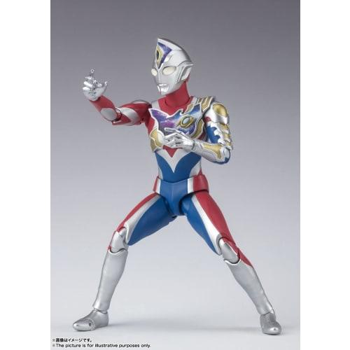 TAMASHII NATIONS S.H.Figuarts Ultraman Decker Flash Type, Approximately 150mm, ABS & PVC, Painted Action Figure, Multicolor