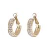 S925 Silver Needle Micro-Inlaid Diamond Fashion Earrings: Versatile, High-End Style for Women.