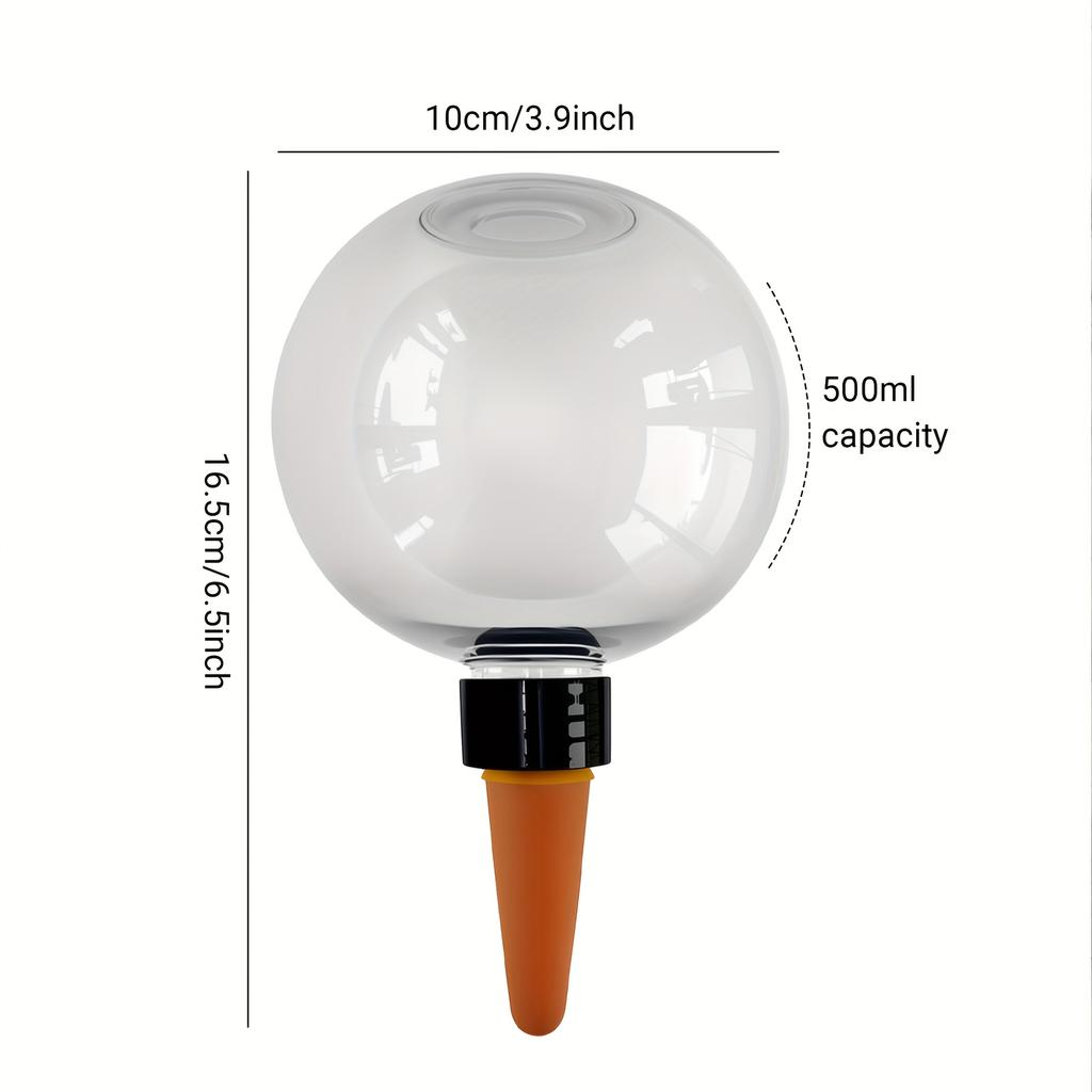 1/4pcs Plant Watering Globes 500ml Home Drip Balls Long-Lasting Hydration Tool for Green Plants